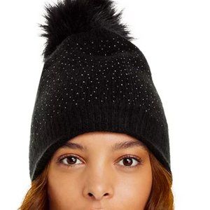 NWT! Aqua black/Silver Studded Hat